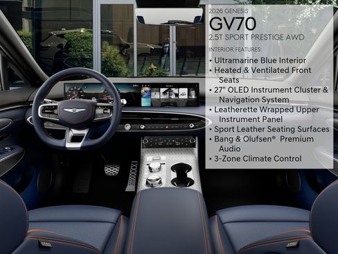 New 2026 Genesis GV70 2.5T Sport Prestige AWD/4WD image 17