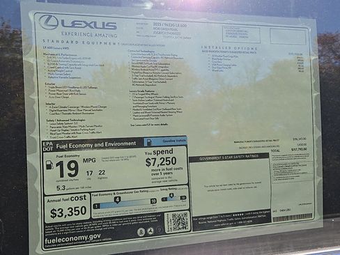 New 2025 Lexus LX 600 4WD w/ Luxury Package image 20