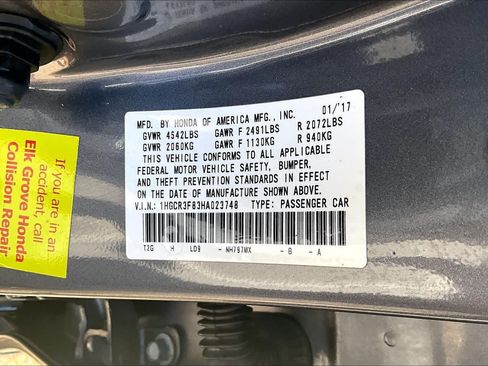 Used 2017 Honda Accord EX-L image 36