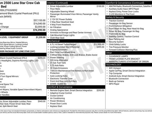 New 2026 RAM 2500 Lone Star AWD/4WD image 26