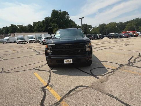 Certified 2024 Chevrolet Silverado 1500 Custom w/ Turbomax Blackout Package AWD/4WD image 3