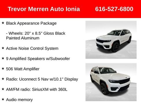 Used 2023 Jeep Grand Cherokee Limited w/ Black Appearance Package image 25