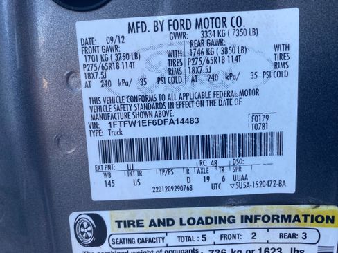 Used 2013 Ford F150 XLT w/ Luxury Equipment Group AWD/4WD image 20