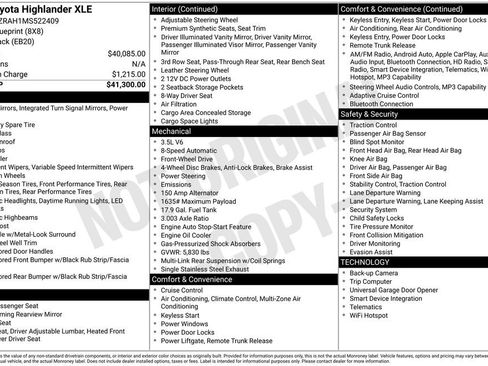 Used 2021 Toyota Highlander XLE FWD image 6