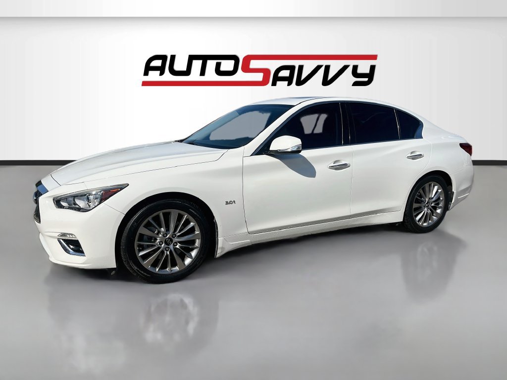 Used 2019 INFINITI Q50 Luxe w/ Cargo Package (L96) RWD image 3