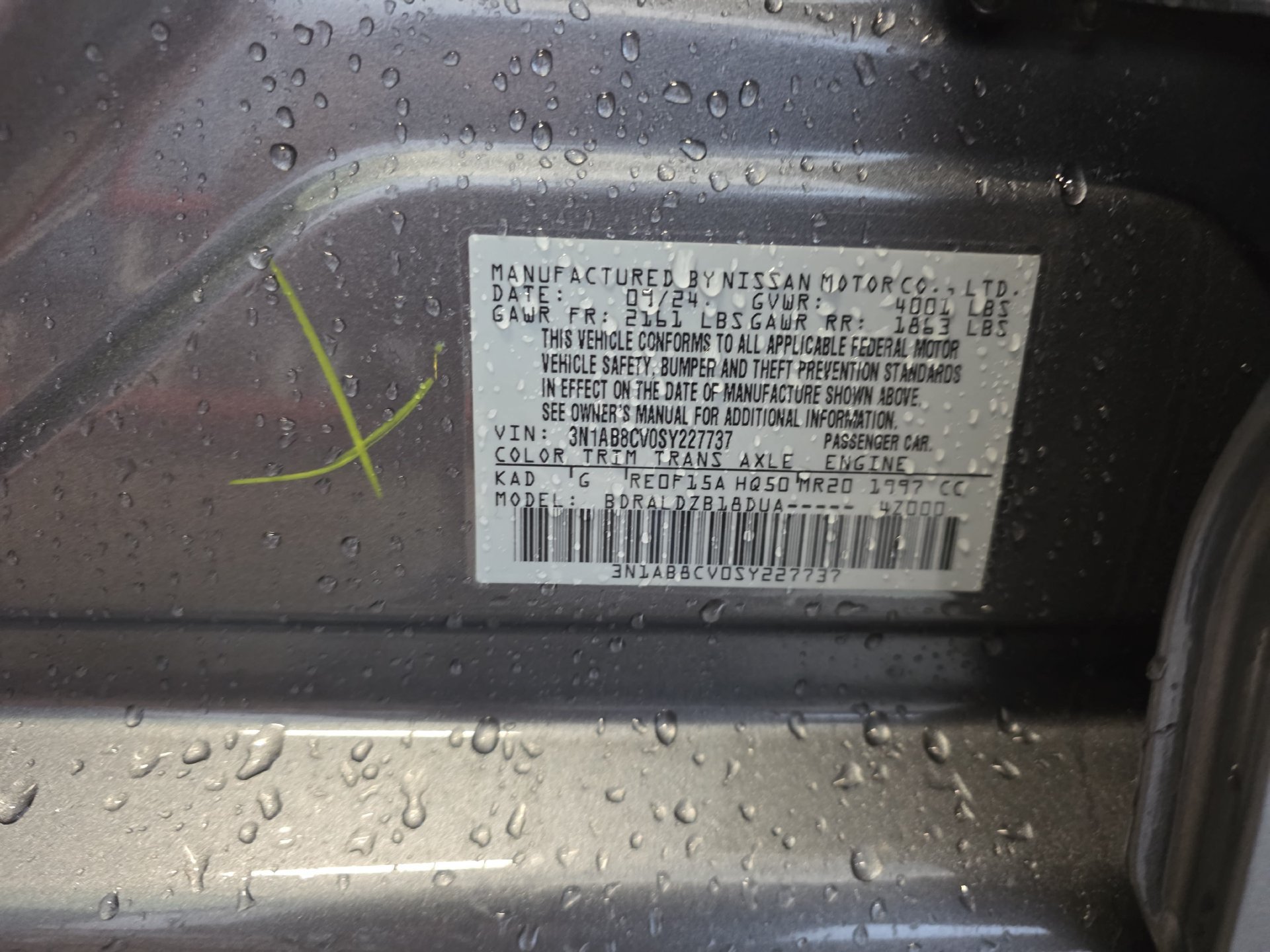 Used 2025 Nissan Sentra SV FWD image 18