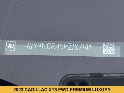 Certified 2023 Cadillac XT5 Premium Luxury w/ LPO, Floor Liner Package FWD image 17