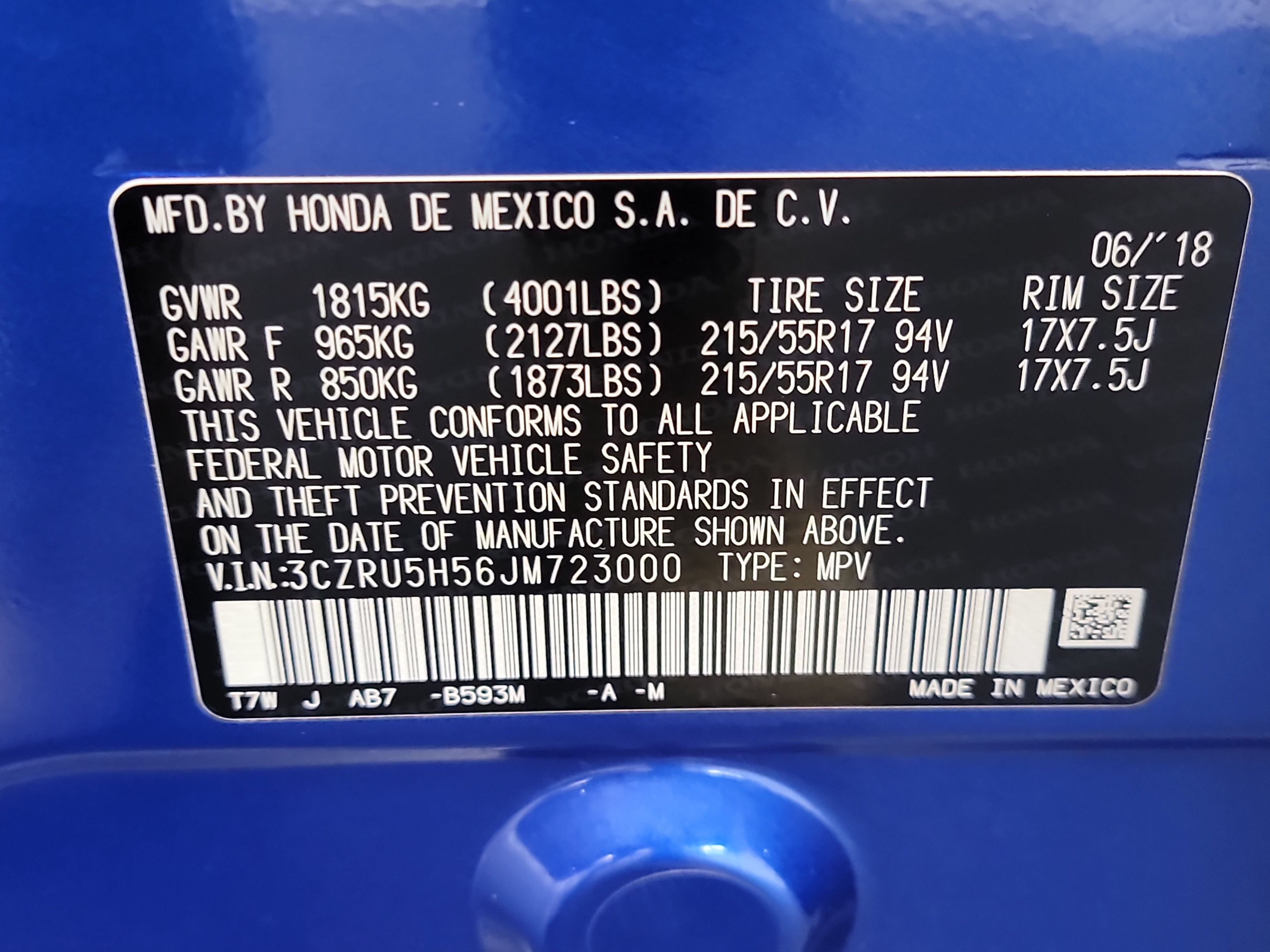Used 2018 Honda HR-V EX image 33