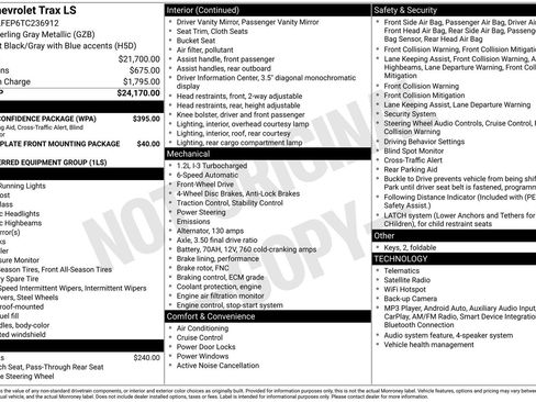 New 2026 Chevrolet Trax LS w/ Driver Confidence Package FWD image 9