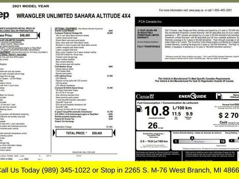 Used 2021 Jeep Wrangler Unlimited Sahara AWD/4WD image 2