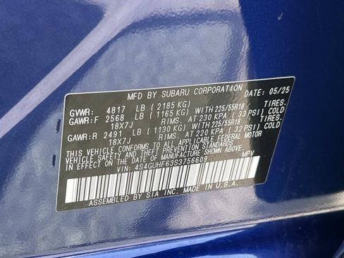 Certified 2025 Subaru Crosstrek 2.5i Sport w/ Popular Package #4A image 35