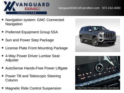 New 2026 GMC Yukon XL Denali w/ Sun & Power Step Package AWD/4WD image 6