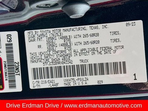 Used 2024 Toyota Tundra Limited image 32