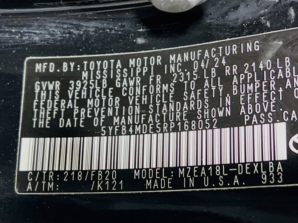 Certified 2024 Toyota Corolla LE FWD image 28