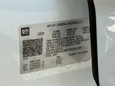 Used 2026 Chevrolet Suburban RST w/ Comfort Package RWD image 39