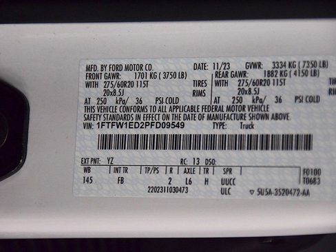 Used 2023 Ford F150 XLT w/ Equipment Group 302A High AWD/4WD image 20