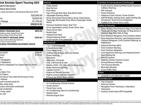 New 2026 Buick Envista Sport Touring w/ Convenience I Package FWD image 5