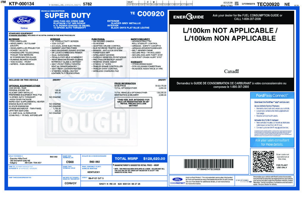 Used 2026 Ford F450 Platinum AWD/4WD image 3