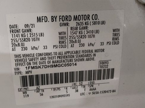 Used 2021 Ford Explorer XLT w/ Equipment Group 202A RWD image 33