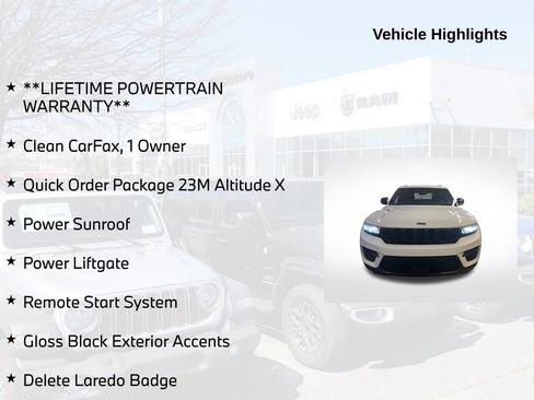 Used 2024 Jeep Grand Cherokee Altitude AWD/4WD image 5