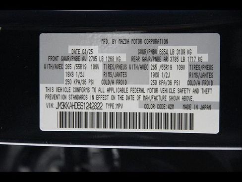 Certified 2025 MAZDA CX-90 3.3 Turbo w/ Select Package image 5