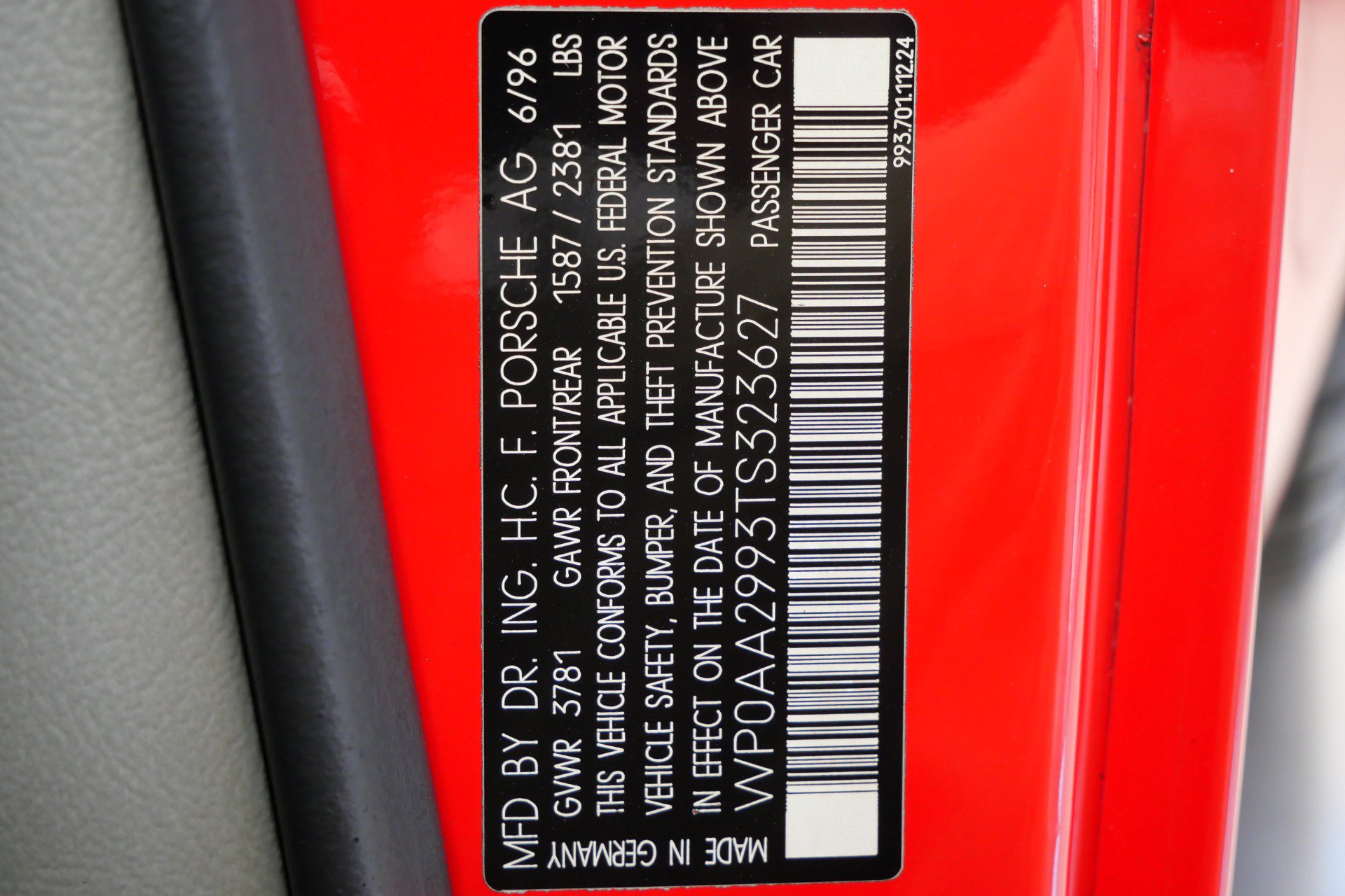 Used 1996 Porsche 911 GT3 RS image 20