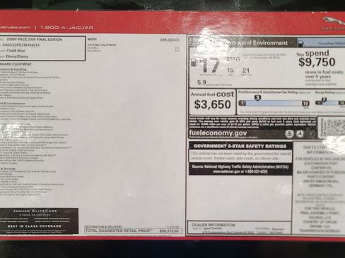 New 2026 Jaguar F-PACE SVR 575 Edition image 21