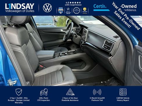 Certified 2024 Volkswagen Atlas Cross Sport SEL image 13