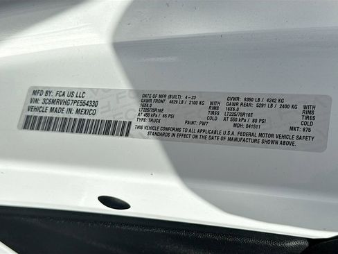 Used 2023 RAM ProMaster 3500 FWD image 28