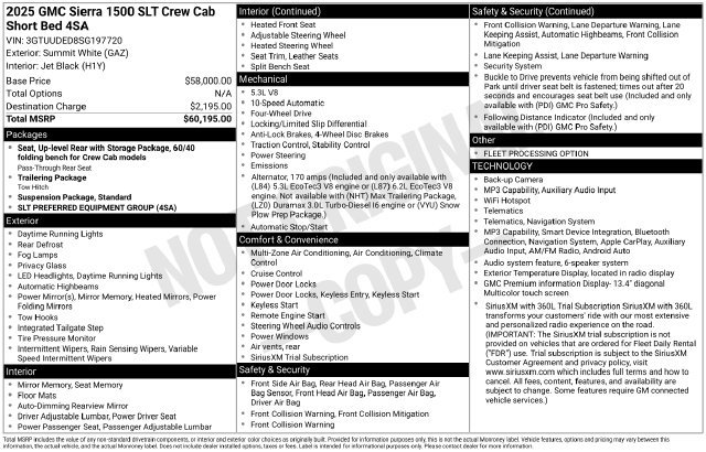 Used 2025 GMC Sierra 1500 SLT AWD/4WD image 31