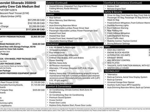 Certified 2024 Chevrolet Silverado 3500 High Country w/ High Country Premium Package AWD/4WD image 33