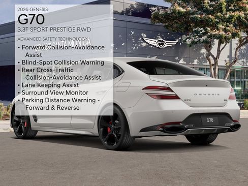 New 2026 Genesis G70 3.3T Sport Prestige RWD image 36