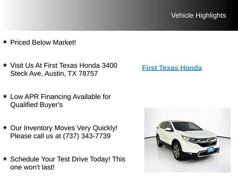 Used 2019 Honda CR-V EX-L image 9