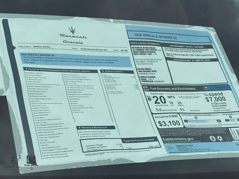 New 2026 Maserati Grecale Modena AWD/4WD image 46