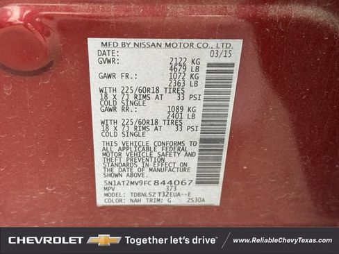 Used 2015 Nissan Rogue SL w/ SL Premium Package AWD/4WD image 24