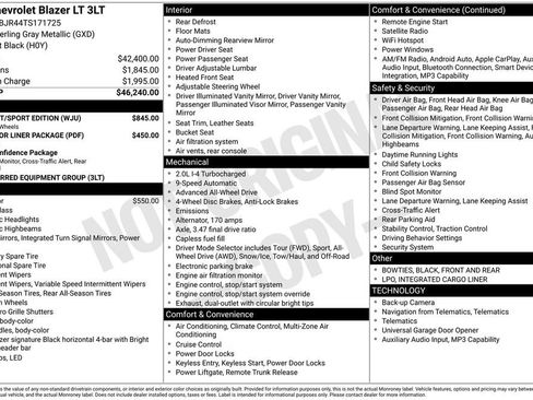 New 2026 Chevrolet Blazer LT w/ Midnight/Sport Edition AWD/4WD image 3