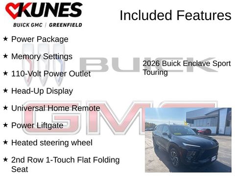 New 2026 Buick Enclave Sport Touring w/ Power Package AWD/4WD image 3