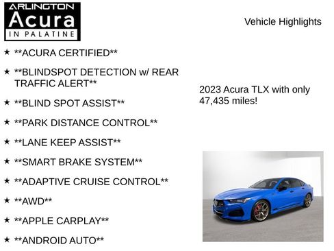 Certified 2023 Acura TLX Type S image 7