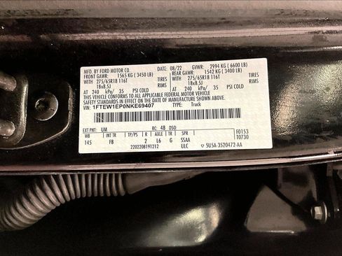 Certified 2022 Ford F150 XLT w/ Equipment Group 302A High image 33