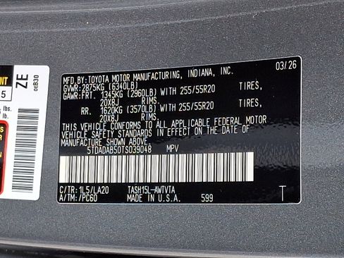 Certified 2026 Toyota Grand Highlander AWD Hybrid image 28