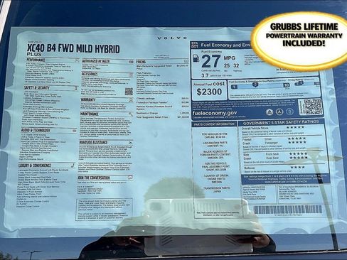New 2026 Volvo XC40 B4 Plus w/ Protection Package Premier image 26