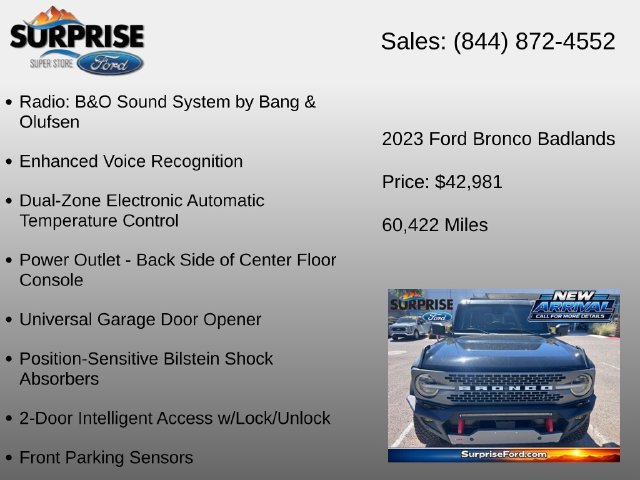 Used 2023 Ford Bronco Badlands AWD/4WD image 16