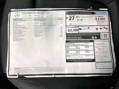 New 2026 Mercedes-Benz GLB 250 4MATIC image 19