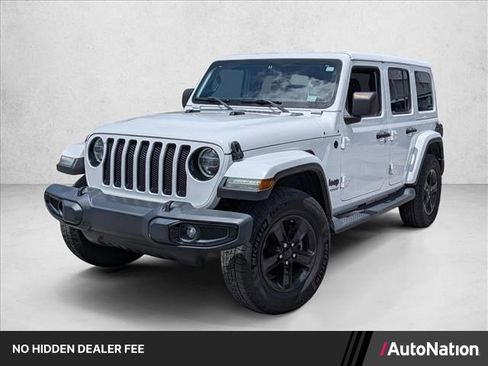 Used 2021 Jeep Wrangler Unlimited Sahara AWD/4WD image 1