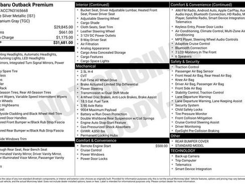 Used 2022 Subaru Outback Premium image 5