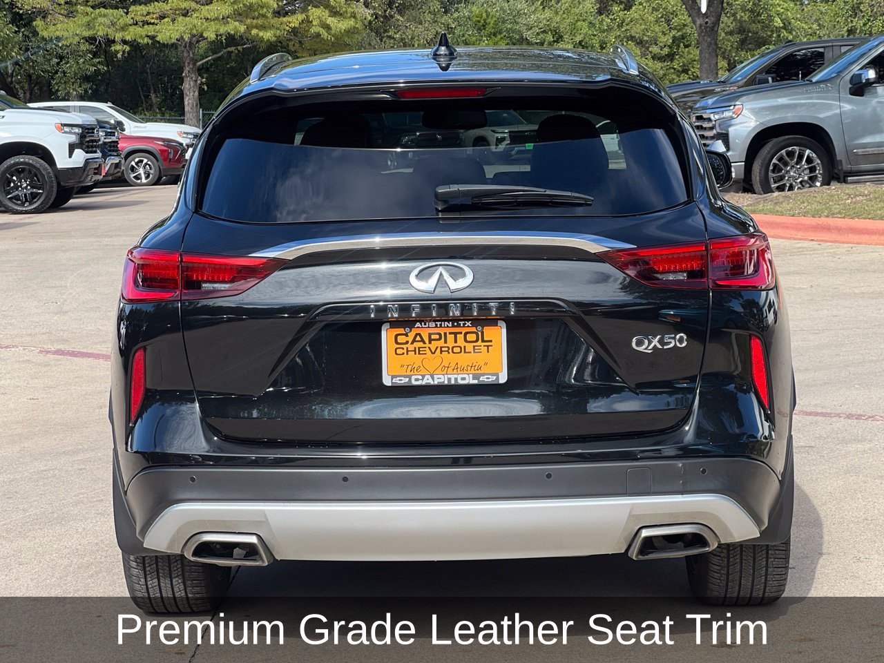 Used 2021 INFINITI QX50 Autograph w/ Premium White Leather Package FWD image 4