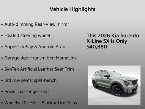 New 2026 Kia Sorento SX image 10