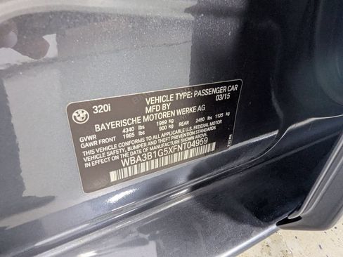 Used 2015 BMW 320i Sedan RWD image 29
