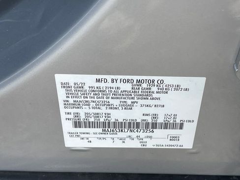 Used 2022 Ford EcoSport Titanium image 37