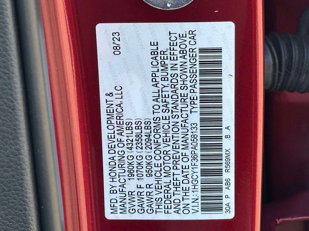 Certified 2023 Honda Accord EX image 16